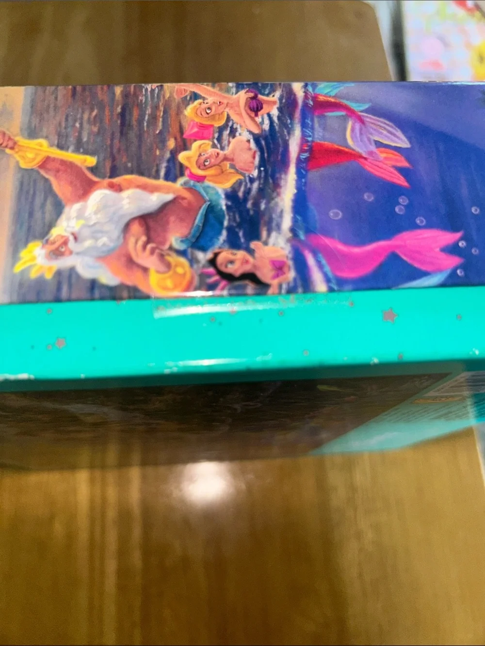Disney The Little Mermaid Puzzle with Blue, Green and Purple Artwork